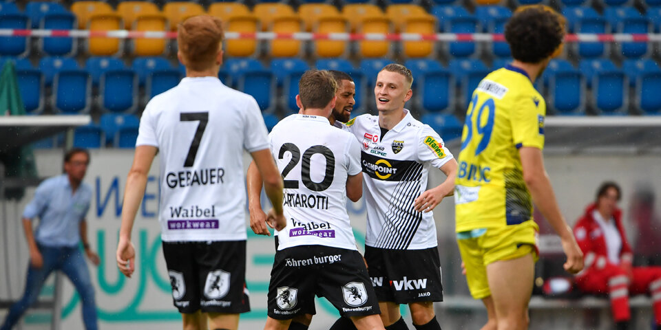 Altach verteidigte Platz eins mit 2:0 gegen St. Pölten