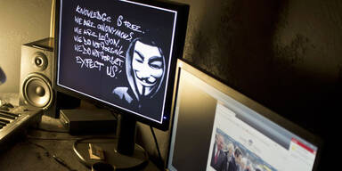 Anonymous legte Senat-Webseite lahm