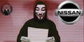 Anonymous: Mega-Attacke gegen Nissan