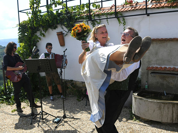 Karin Kneissl Hochzeitsfotos