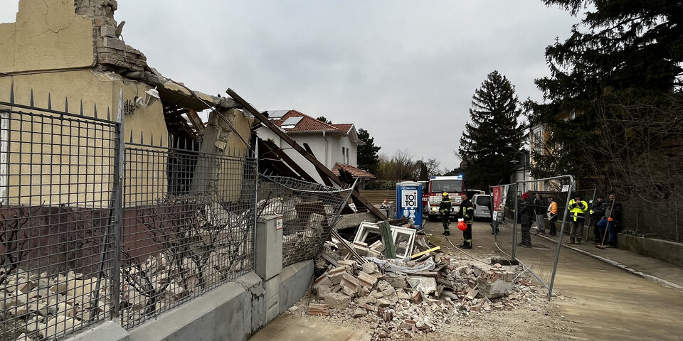 NÖ: Haus bei Bauarbeiten eingestürzt