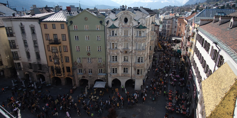 Tausende demonstrieren in Wien für Klimaziele