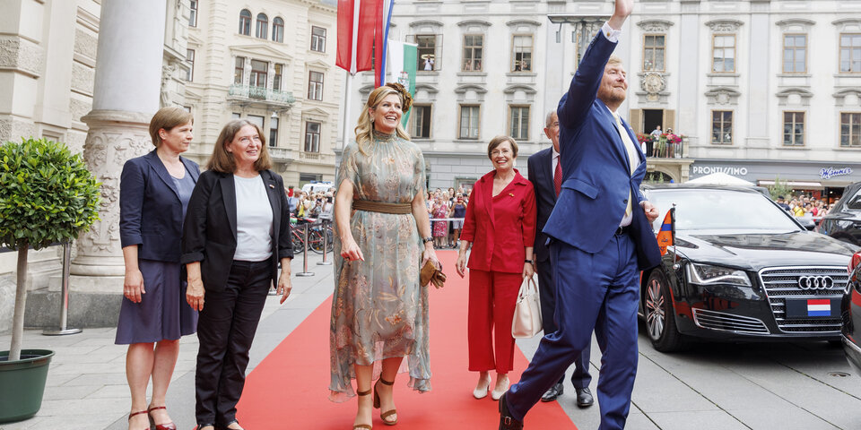 Niederländisches Königspaar beendete Staatsbesuch in Graz