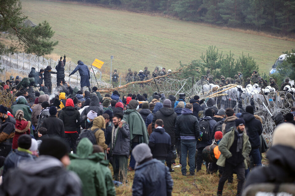 Migranten-Ansturm: Polen schloss Grenze zu Belarus