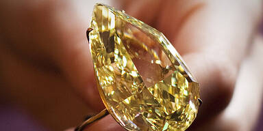 Größter gelber Diamant versteigert