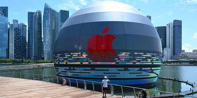 Schwimmende Kugel ist coolster Apple Store der Welt