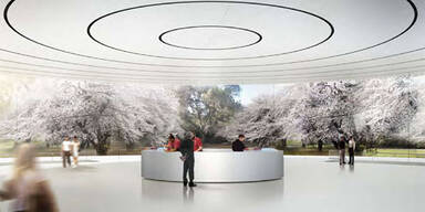 Neue Fotos von Apples Ufo-Hauptquartier