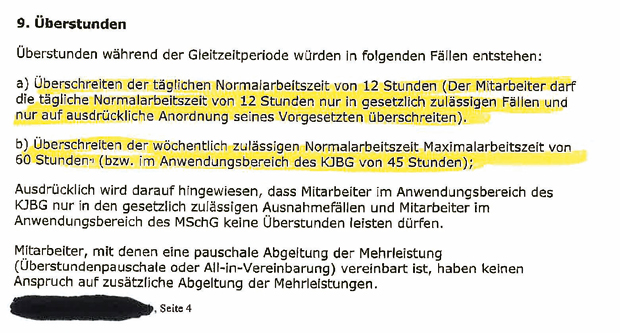 Wirbel um ersten 12-Stunden-Vertrag