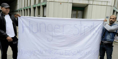 Wien: Asylanten kündigen Hungerstreik an