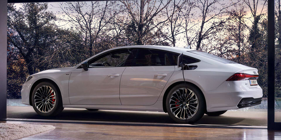 Audi greift mit dem A7 55 TFSI e quattro an