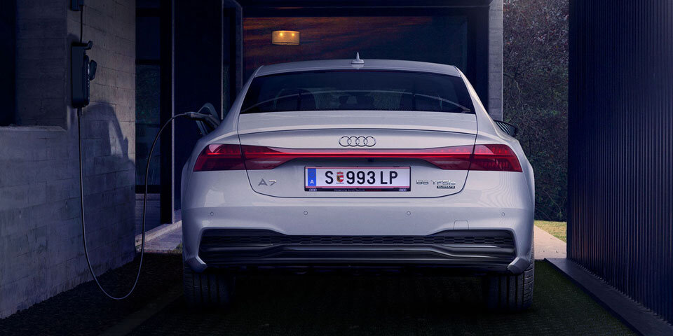 Audi greift mit dem A7 55 TFSI e quattro an