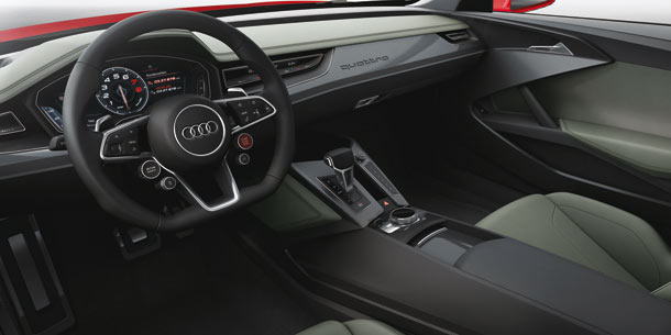 Audi zeigt Sport quattro mit Laser-Licht
