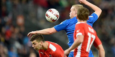 Österreich nur 1:1 gegen biedere Isländer