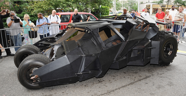 Das Batmobile im Close-Up