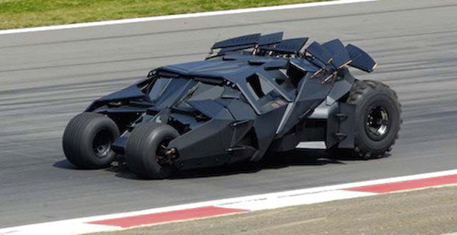 Das Batmobile im Close-Up
