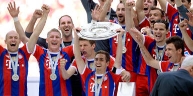 Die Bayern feierten ihren 24. Titel