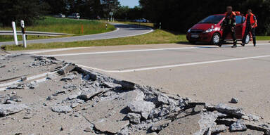 Achtung: Hitze lässt Autobahnen aufplatzen