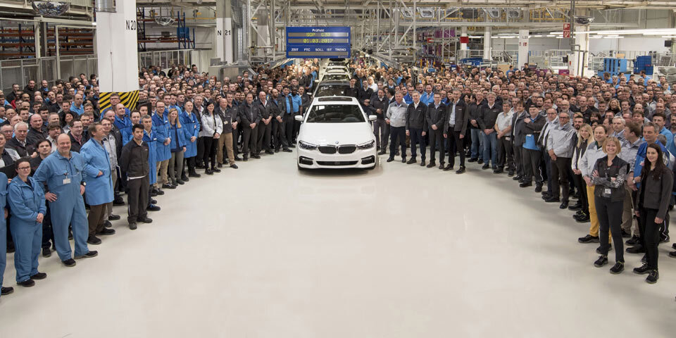 Erster BMW 5er lief in Graz vom Band