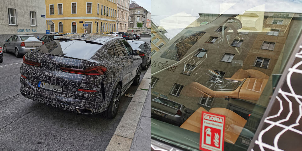 BMW X6-Erlkönig (2019) in Wien erwischt