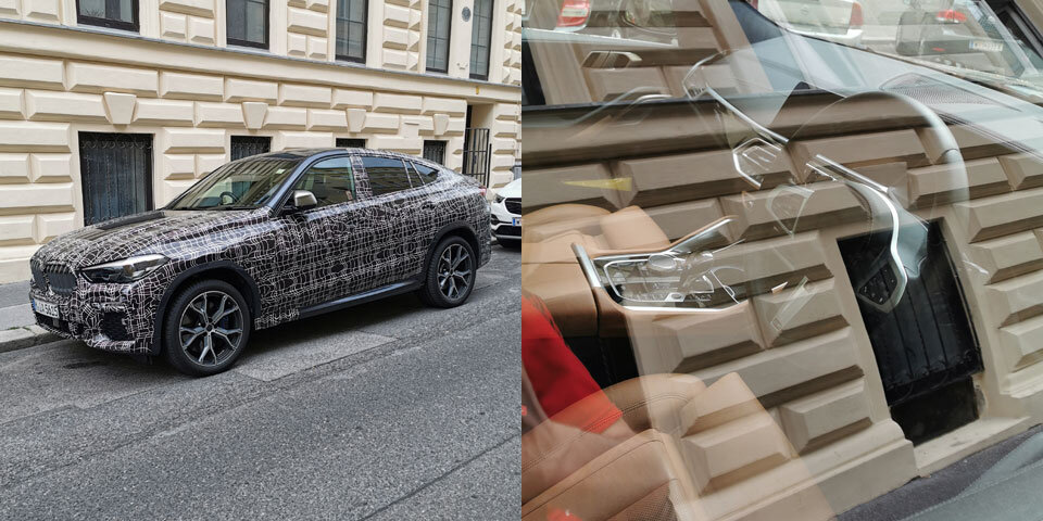 BMW X6-Erlkönig (2019) in Wien erwischt