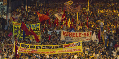 Brasilien: Proteste gegen teure Fußball-WM
