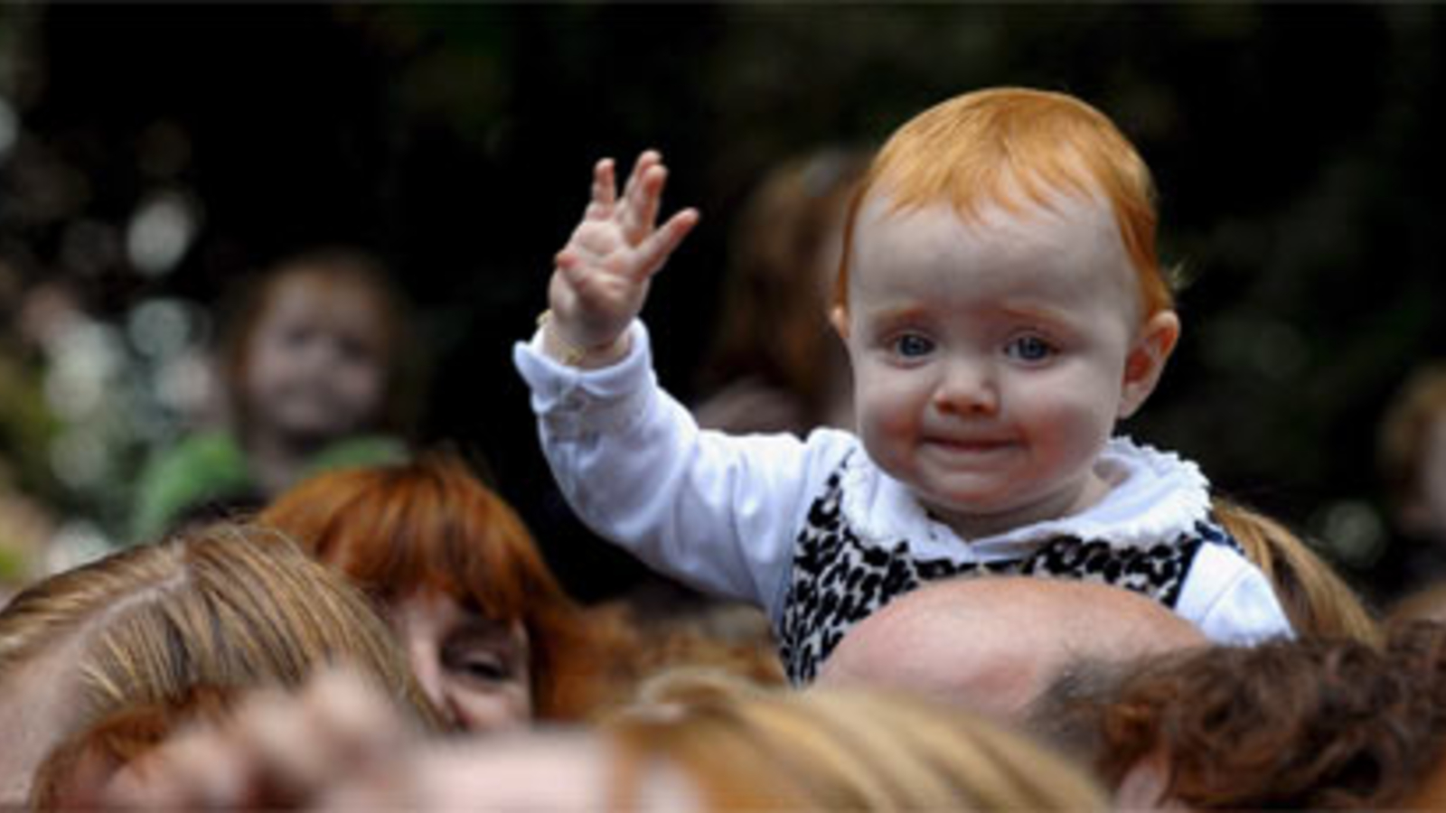 Tausende bei Treffen der Rothaarigen