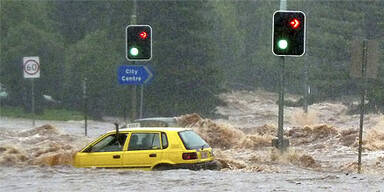 Brisbane Australien Hochwasser