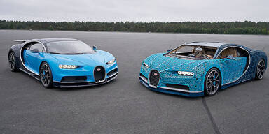Genial: Lego baute Bugatti im Maßstab 1:1
