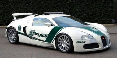 Jetzt fährt Dubais Polizei auch Bugatti