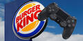 Zocker können mit PS4 bei Burger King bestellen