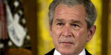 Bush weint um getöteten Soldat im Irak