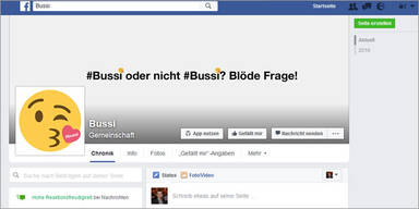 Facebook-Hype um #bussi