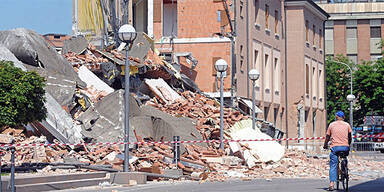 Neues Beben erschüttert Norditalien