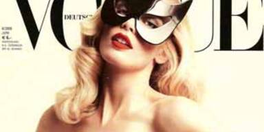 Claudia Schiffer auf dem Sexcover der Vogue