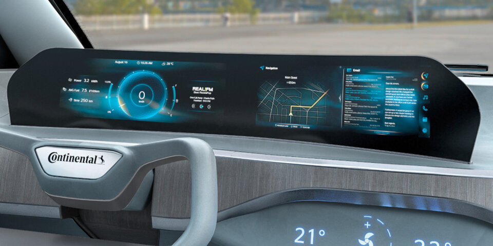 Hightech-Cockpit mit Super-Displays geht in Serie