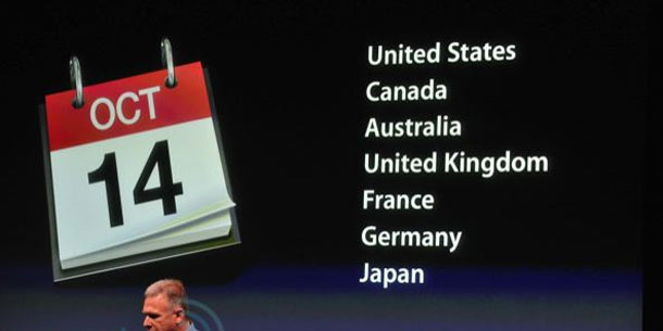 Apple stellte das neue iPhone 4S vor