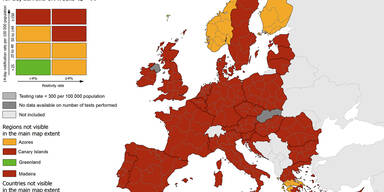 Corona-Ampel: Jetzt ist fast die ganze EU rot