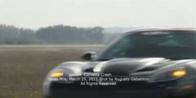Corvette-Crash mit 370 km/h