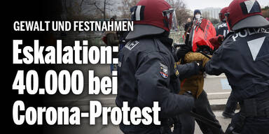 40.000 bei Corona-Protest