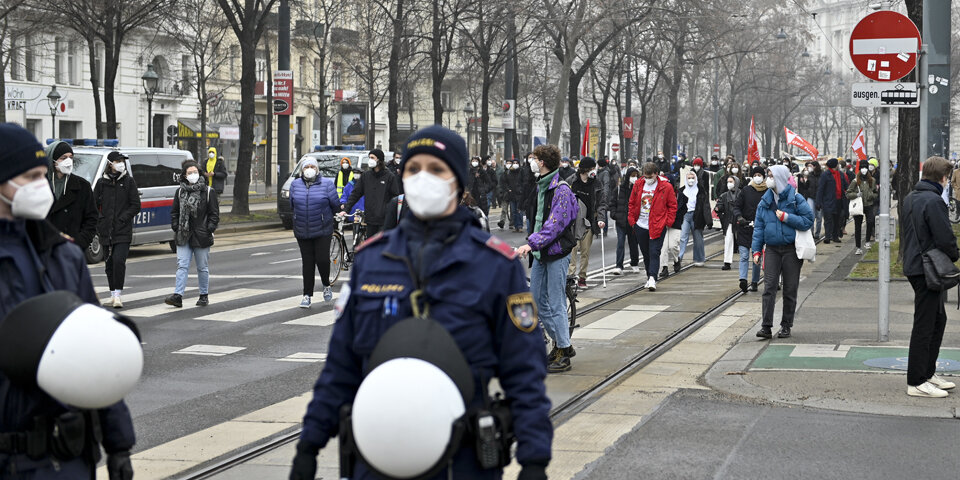 400 Schüler bei Anti-Abschiebe-Demo in Wien