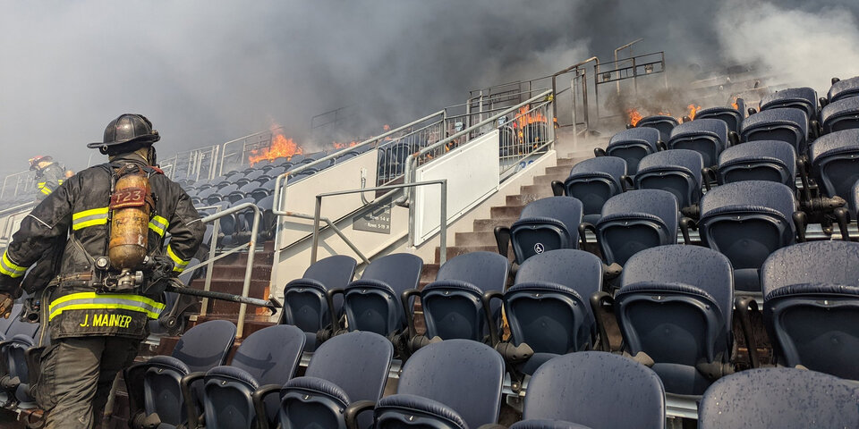 Feuer Denver Stadion