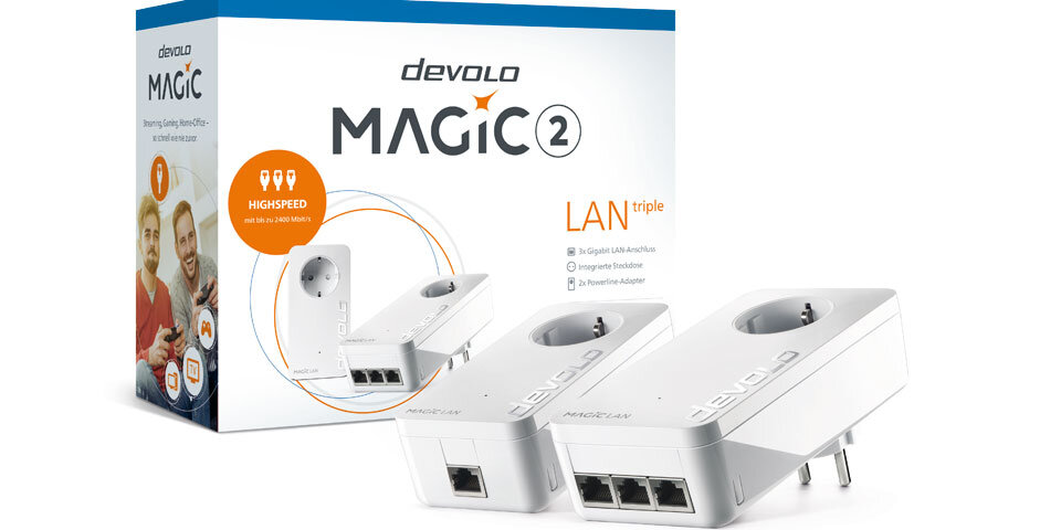 Powerline-Adapter mit 3 Gigabit-LAN-Ports im Test