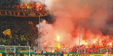 Dresden-Fans randalieren in Dortmund