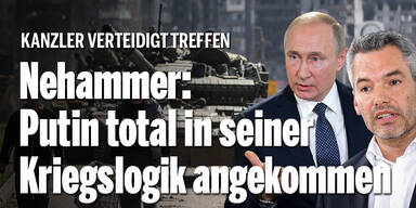 Nehammer: Putin total in seiner Kriegslogik angekommen