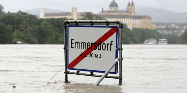 Hochwasser-Großalarm an der Donau