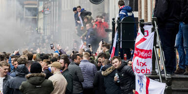 England-Hooligans schocken Amsterdam