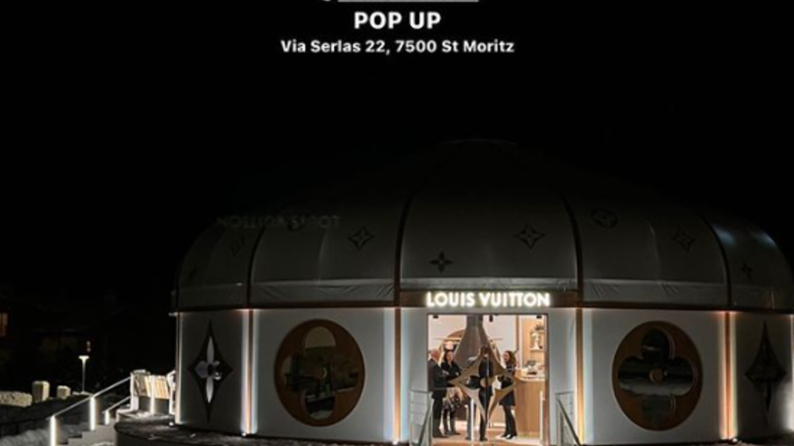 Die ersten Eindrücke des Louis Vuitton Igloo Store in St. Moritz