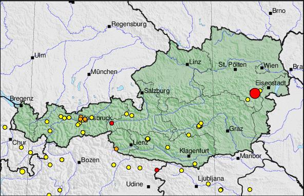 Erdbeben erschüttert Wien und Niederösterreich