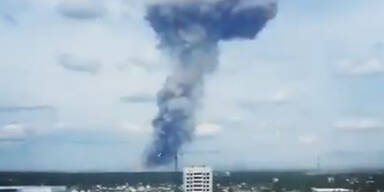 Explosion in russischer Rüstungsfabrik