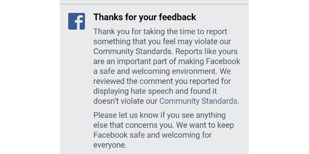 Hass-Posting: Facebook reagiert skandalös
